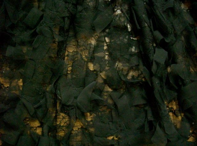 2.Black Ruffles Lace